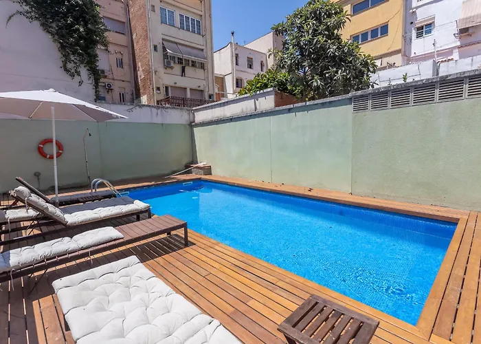 Apartment Barcelona Rentals - Gracia Pool Apartments Center